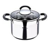 Masterpro Collection Marmite acier inoxydable Foodies Collection haute résistance 20 x 14 cm 4 L