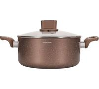 Marmite - ARTHUR MARTIN - AM5531 - 28 cm avec couvercle en verre - Aluminium - Tous feux dont induction