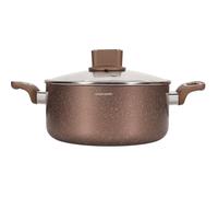 Marmite - ARTHUR MARTIN - AM5531 - 28 cm avec couvercle en verre - Aluminium - Tous feux dont induction