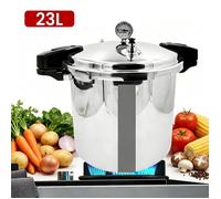 Marmite Autocuiseur Géant 23L Cocotte Minute 32cm Pression 100kpa Manomètre 10psi Sécurité Pour Gaz Induction Grande Capacité