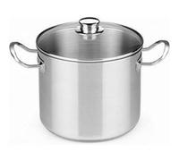 Marmite avec couvercle Ø 30 cm Argent Aluminium 4 Unités Argent G