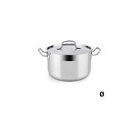 Marmite avec couvercle azzero acier inoxydable