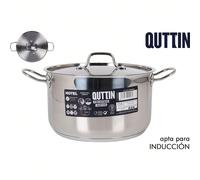 Marmite Avec Couvercle En Acier Adaptée À L'induction 26Cm/0,8Mm/7,5L Collection Hôtel Design Fonctionnel Et Facile À Nettoyer | Marmite en acier avec couvercle étanche et hermétique, capacité et tail