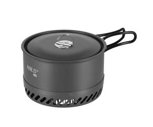Marmite avec radiateur et couvercle NILS Camp NC4203 Noir 1 L