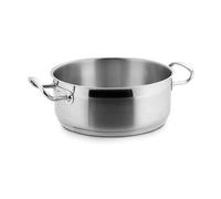 Lacor Marmite basse Rondeau Eco Chef Ø 40 cm en INOX 18/10 Induction Argent