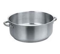 Marmite basse - rondeau induction en inox 18/10 - 28 cm eco chef inox G