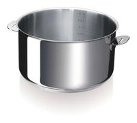 BEKA Corps de faitout Evolution Bekaline 12321244 – Acier inoxydable 24 cm, Argenté