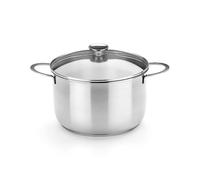Marmite - BRA - ANCORA - Acier inoxydable 18/10 - Ø 20 cm - Couvercle en verre