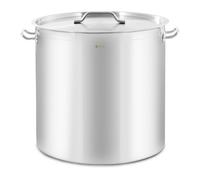 Marmite casserole 98 litres 500 mm pour plaques a induction acier inoxydable