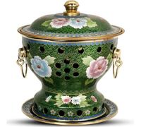 Marmite chinoise traditionnelle chinoise en cuivre de Pékin - Design fendu - Pour une seule personne - Pour la famille, les amis, les fêtes, les restaurants