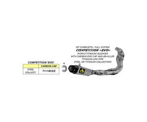 Marmite Complète ARROW Compétition Pour BMW S 1000 RR 2009-2014