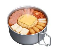 Marmite de Camping - Bouilloir à Soupe Pliant pour la Cuisson,Marmite Soupe Pliable - pour Le Camping La Randonnée Le Pique-Nique Le Voyage en Sac À Dos