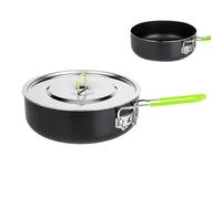 Marmite De Cuisine Pour Camping | Popote Légère et Portable pour Randonnée,Équipement De Cuisine Pour L'Extérieur | Pour Le Voyage, La Randonnée, Le Trekking, La Pêche Et Les Activités En Plein Air