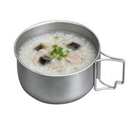 Marmite de Randonnée - Cuisinière à Soupe Pliante et Bouillante,Marmite Portable pour Cuisson - pour Camping, Randonnée, Camping-Car, Pique-Nique, Sac à Dos, Cuisine d'Extérieur, et Voyage