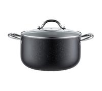 Marmite - DUOKU - LY-8QT - 7 6 L - Alliage d'aluminium - Couvercle en verre induction