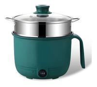 Marmite Électrique 1.3 L Hot Pot Électrique 600 W 220 V Marmite Portable Mini Hot Pot Avec Cuiseur Vapeur En Acier Inoxydable