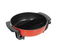 Marmite Électrique Familiale 6L, Fondue Électrique Multifonction, Casserole Électrique Antiadhésive, 5 Niveaux, Pour Fondue Raclette Viande, Réunions Conviviales, Pique-Nique, Dortoir