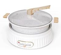 Marmite électrique Multifonctionnelle Marmite à Canard Mandarine De Type Split Poêle à Frire électrique De Grande Capacité Marmite électrique Antiadhésive, 30cm