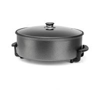 Orbegozo Poêle électrique PZ 4211 – 42 cm, 1500 W, 6 L, couvercle verre, poignée et valve sécurité