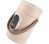 Marmite électrique portable 500W multi-fonctionnelle petite tasse avec panier vapeur en acier inoxydable Prise UE 220 V