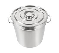 Marmite en acier inoxydable avec couvercle, seau à soupe en acier inoxydable, grand volume, 50 l/70 l, casserole avec poignées pour cuisinière à gaz, cuisinière électrique, cuisinière à induction