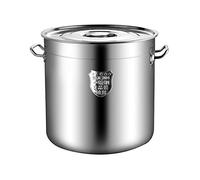 Marmite en acier inoxydable - Grande marmite pour brasser et cuisiner, matériau durable pour une utilisation polyvalente
