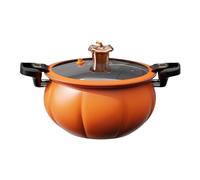 Marmite en acier inoxydable, Petites casseroles en cuivre for plats cuisinés instantanés, soupes et nouilles, 8 L(6l)