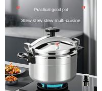 Marmite en alliage d'aluminium haute pression, marmite à soupe grande capacité, marmite à ragoût multifonction, convient pour cuisinière à gaz, autocuiseur anti-explosion 15L,9L,11L,7L,5LAluminium