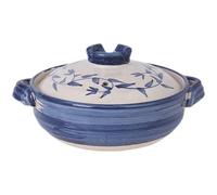 Marmite en céramique, petite casserole cuivre, cocotte, marmite avec couvercle, terre cuite résistante à la chaleur