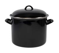 Marmite en émail Noir 8 l