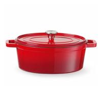 Marmite en fonte émaillée 4,4 l rouge - Hendi 626849