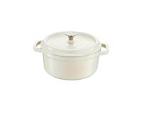 Marmite en fonte émaillée avec couvercle, double poignées, sans danger for le four sur la cuisinière, for faire mariner cuisson Pour Les Plats De Tous Les Jours