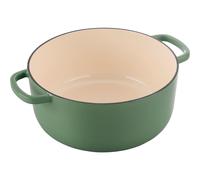 Marmite en fonte vert foncé Bellamonte de 5,5 L avec couvercle