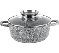 Marmite en granit 4,5L avec couvercle 24 cm Système Aroma Induction Gaz