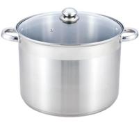 Marmite Essentielb Vapeur Inox Diam 30 Cm + Couvercle Verre