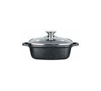 Cocotte / faitout / marmite Kamberg Marmite faitout carré 32 cm en pierre, induction, antiadhésive,