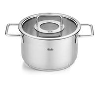 Fissler Faitout Collection Pure inox 24 cm 5,7 l, couvercle verre, graduation intérieure, induction
