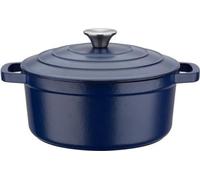 Marmite fonte massive - GSW - BLUE MAGIC - 24 cm - Ronde - Induction - Bleu