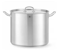 Marmite haute Kitchen Line avec couvercle 21 l Ø 320 x 270 h - Hendi 837603