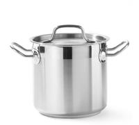 Hendi Marmite haute inox 24 L – couvercle à vapeur – pour toutes sources de chaleur – lave-vaisselle