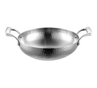 Marmite Hot Pot Induction Marmite avec Poignées Inoxydable Vaisselle pour Cuisine Maison, color to 1, 30CM