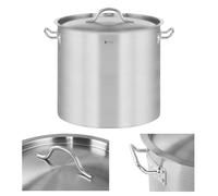 Marmite inox 25 L avec couvercle, induction