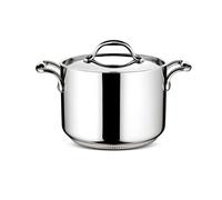 Lagostina Marmite ACCADEMIA LAGOFUSION 26 cm (7,9L) inox avec couvercle – Tous feux, poignée rivetée