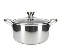 Marmite Inox Premium, Revêtement Antiadhésif en Nid d'Abeille 24cm