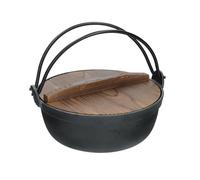 Marmite Japonaise - KITCHEN CRAFT - Couvercle en Bois - Compatible Tous Feux - Ethnique - 1 Lot