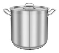 Marmite - NutriChef - 36 Litres - Acier Inoxydable - Couvercle Inclus - Compatible Lave-Vaisselle