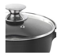 Marmite - ORION - GRANDE - Diamètre 20 cm - Couvercle en verre - Surface antiadhésive