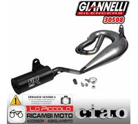 Giannelli Pot d'échappement FIRE avec silencieux Noir pour Piaggio 50 Ciao 30508