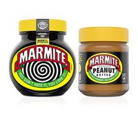 Marmite Pot d'extrait de levure riche en vitamine B, 250 g avec beurre d'arachide croquant de marmite riche en vitamine B, 225 g