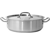 Marmite professionnelle BASSE 36x11cm 11,2 litres avec couvercle